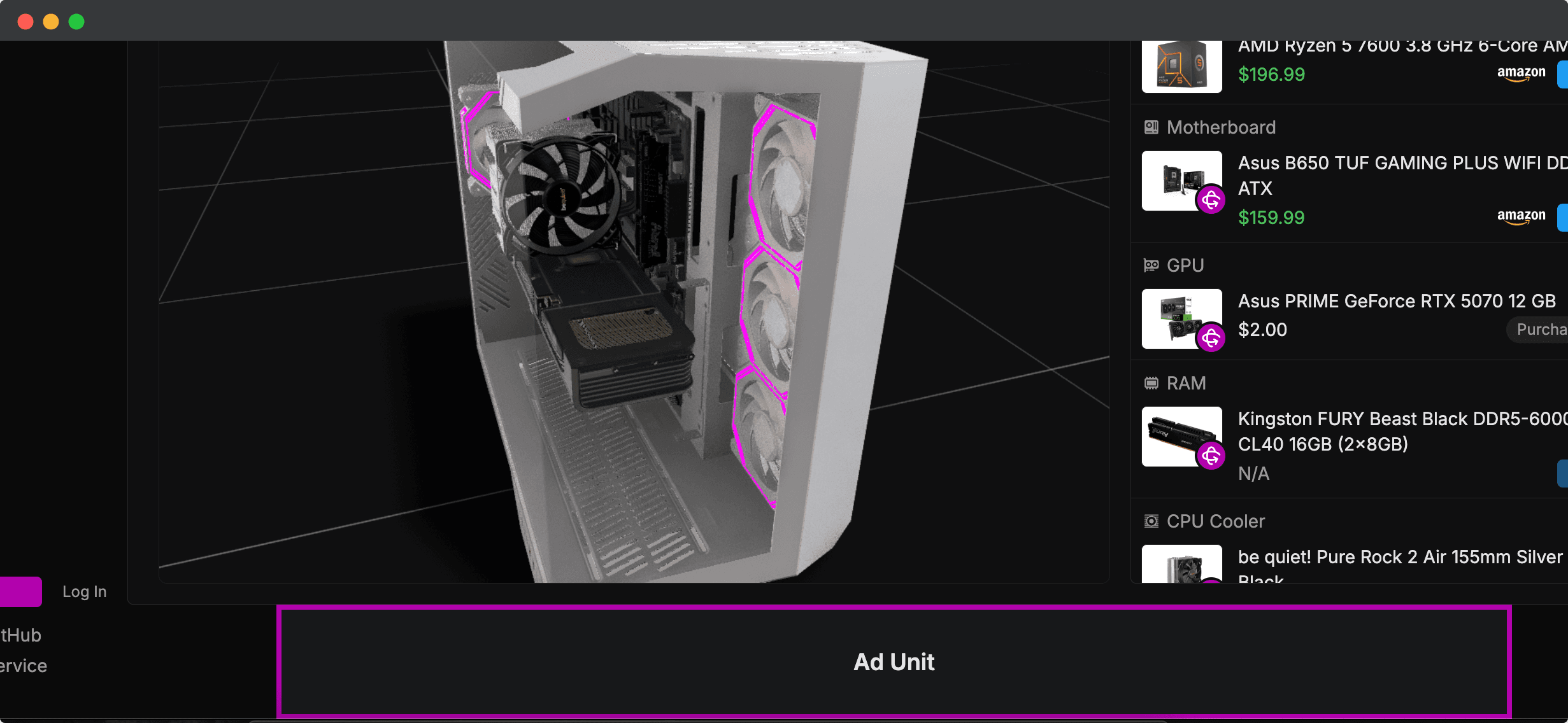 Global banner preview