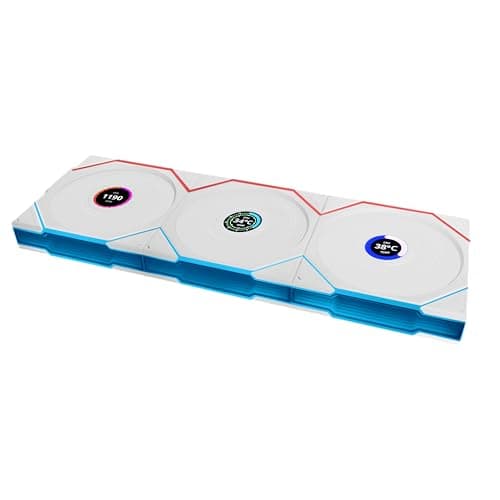 Lian Li UNI FAN TL LCD Wireless 120mm White ARGB PWM 3-Pack image