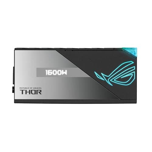 Asus ROG THOR 1600T Gaming Silver / Black 1600W Fully Modular 80+ Titanium Certified image