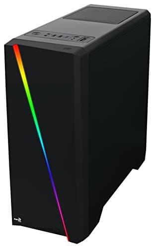 AeroCool Cylon RGB Front with Built in Card Reader and Side Window Panel Mid Tower Black image