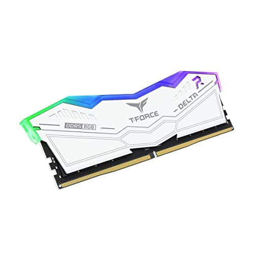 TEAMGROUP T-Force Delta RGB White / Gray DDR5-7200 CL34 32GB (2x16GB) image