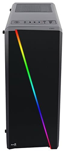 AeroCool Cylon RGB Front with Built in Card Reader and Side Window Panel Mid Tower Black image