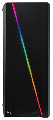 AeroCool Cylon RGB Front with Built in Card Reader and Side Window Panel Mid Tower Black image