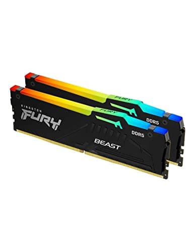 Kingston FURY Beast RGB Black DDR5-5200 CL36 16GB (2x8GB) image