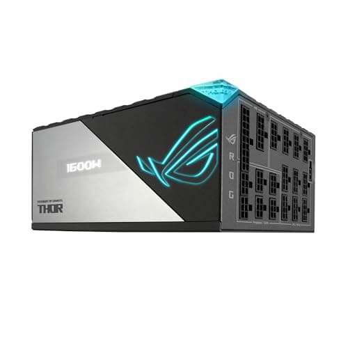 Asus ROG THOR 1600T Gaming Silver / Black 1600W Fully Modular 80+ Titanium Certified image