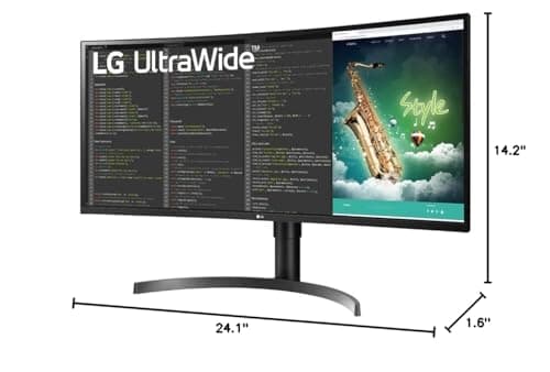 LG 35BN75CN-B 35" 3440x1440 100Hz VA Curved Monitor main image