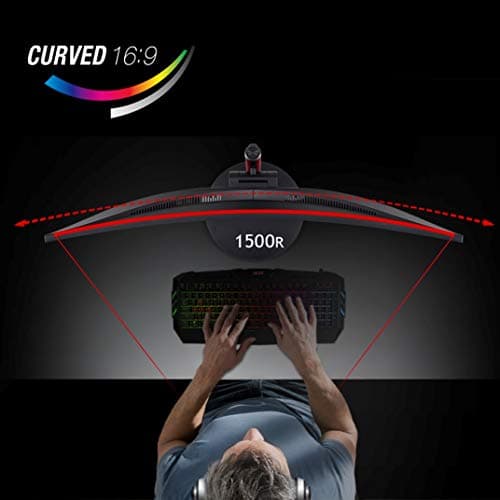 Acer XZ270 Xbmiipx 27" 1080p 240Hz VA Curved Monitor image