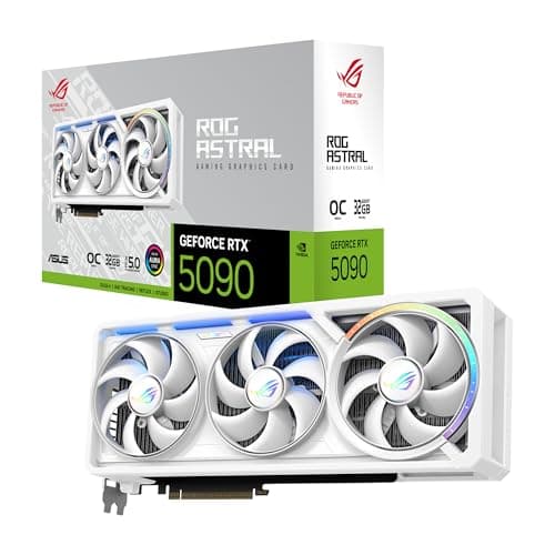 Asus ROG Astral OC GeForce RTX 5090 32GB GDDR7 White image
