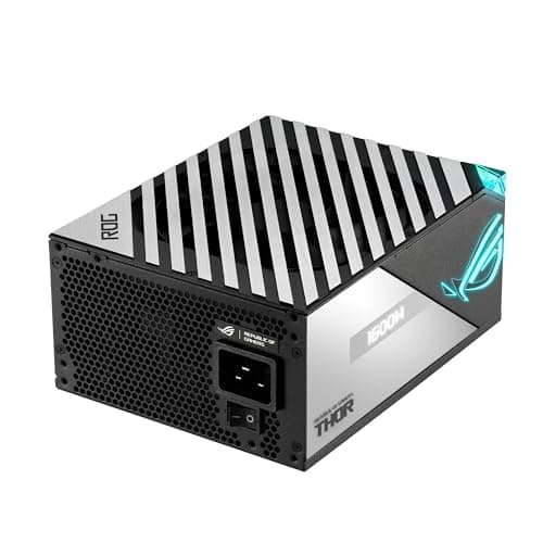 Asus ROG THOR 1600T Gaming Silver / Black 1600W Fully Modular 80+ Titanium Certified image