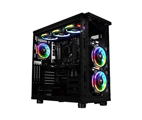 Thermaltake Riing Plus 140mm Black Addressable RGB PWM 3-Pack image