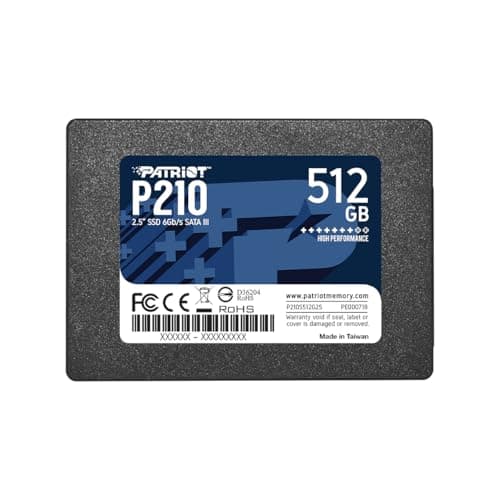 Patriot P210 512GB SSD 2.5" SATA 6.0 Gb/s main image