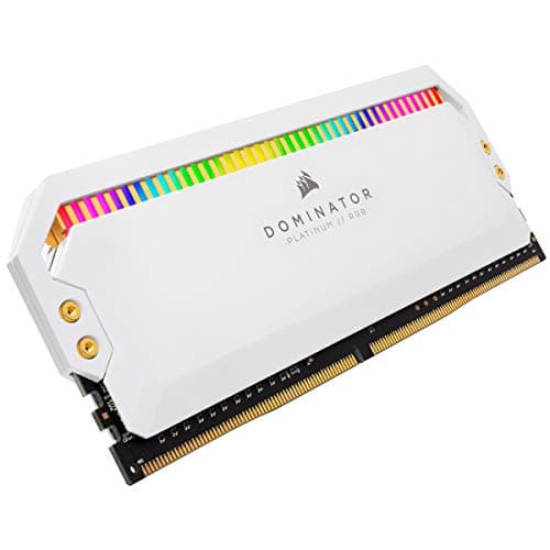 CORSAIR Dominator Platinum RGB 32GB (4 x 8GB) DDR4 DRAM 3200MHz C16 Memory Kit — White image