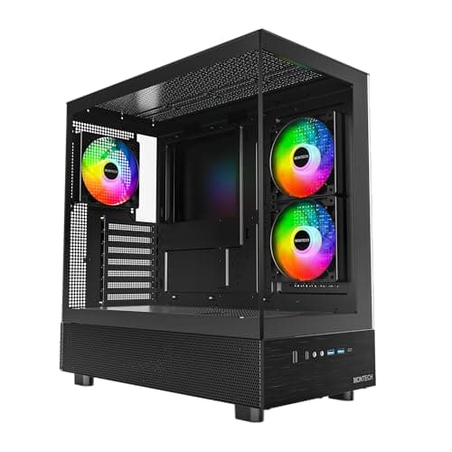 Montech XR ATX Mid Tower Black Tempered Glass image