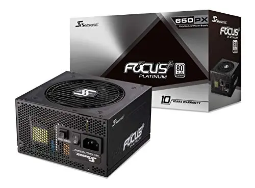 Seasonic FOCUS Plus Platinum 650W Fully Modular 80+ Platinum image