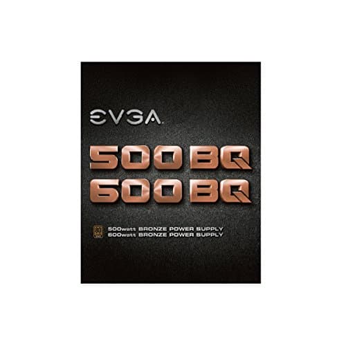 EVGA 500 BQ, 80+ BRONZE 500W, Semi Modular, FDB Fan, 3 Year Warranty, Power Supply image