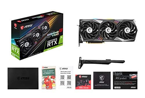 MSI GAMING X TRIO GeForce RTX 3070 8GB GDDR6 Black / Silver image