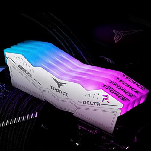 TEAMGROUP T-Force Delta RGB White / Gray DDR5-7200 CL34 32GB (2x16GB) image