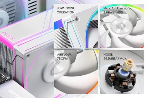 ID-COOLING FROZN A410 Air 152mm ARGB White image