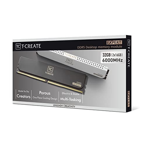 TEAMGROUP T-Create Expert 32GB (2x16GB) DDR5 6000 CL30 Black image