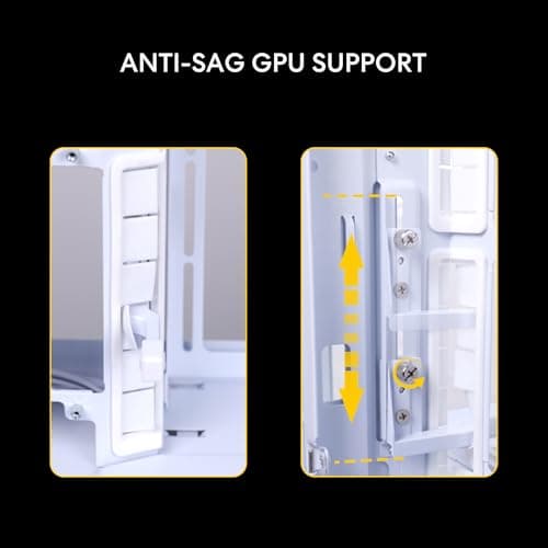 Lian Li O11 VISION COMPACT ATX Mid Tower White Tempered Glass Side Panel image