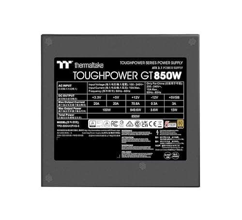 Thermaltake Toughpower GT 850W Fully Modular 80+ Gold Certified image