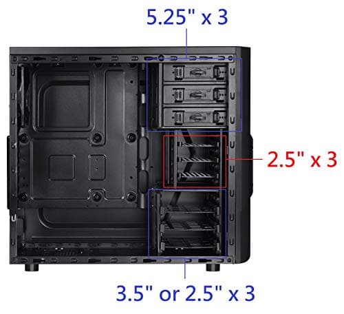 Thermaltake Versa H22 ATX Mid Tower Black image