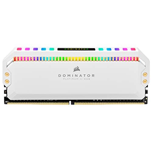CORSAIR Dominator Platinum RGB 32GB (4 x 8GB) DDR4 DRAM 3200MHz C16 Memory Kit — White image