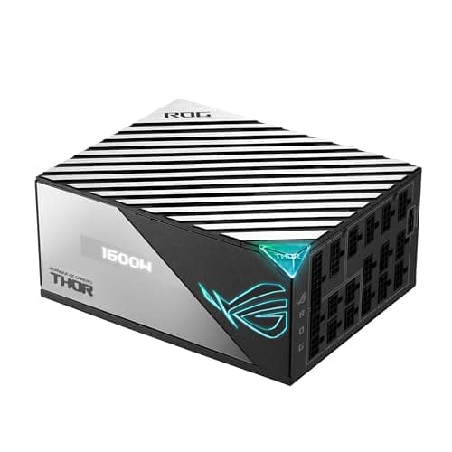 Asus ROG THOR 1600T Gaming Silver / Black 1600W Fully Modular 80+ Titanium Certified image