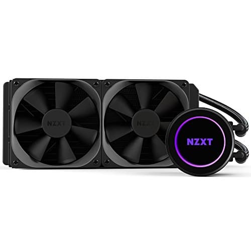 NZXT Kraken X52 240mm - All-In-One RGB CPU Liquid Cooler - CAM-Powered - Infinity Mirror Design - Performance Engineered Pump - Reinforced Extended Tubing - Aer P120mm Radiator Fan (2 Included) image