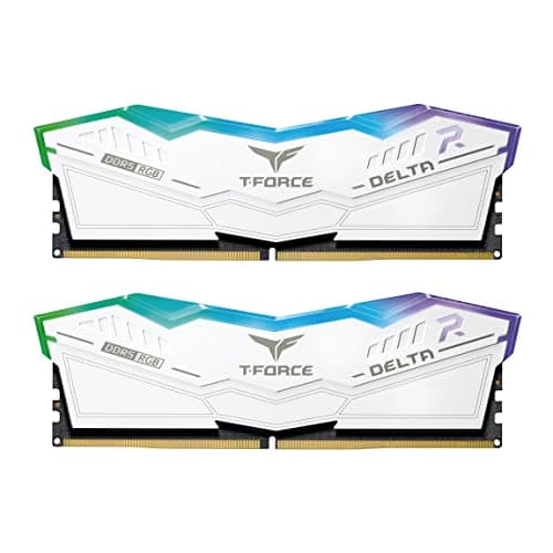 TEAMGROUP T-Force Delta RGB White / Gray DDR5-7200 CL34 32GB (2x16GB) image