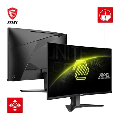 MSI MAG 27CQ6F 27" 1440p 180Hz VA Curved Monitor image