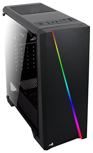 AeroCool Cylon RGB Front with Built in Card Reader and Side Window Panel Mid Tower Black image