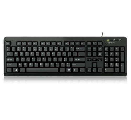 Gigabyte KM5300 Wired Standard Keyboard with Optical Mouse image