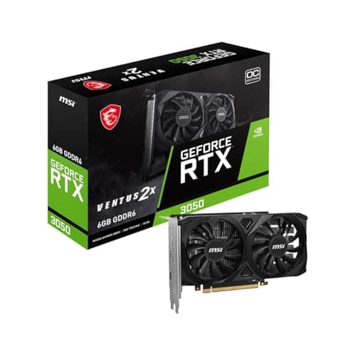 MSI VENTUS 2X OC GeForce RTX 3050 6GB GDDR6 Black