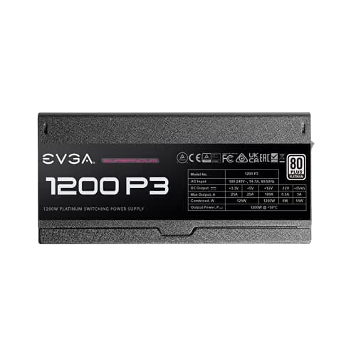 EVGA SuperNOVA 1200 P3 1200W 80+ Platinum Certified Fully Modular image