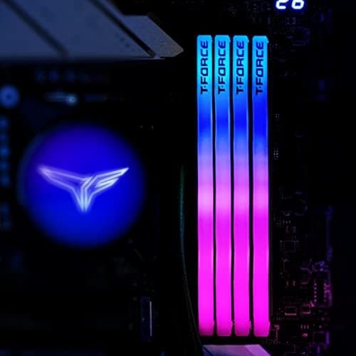 TEAMGROUP T-Force Delta RGB White / Gray DDR5-7200 CL34 32GB (2x16GB) image