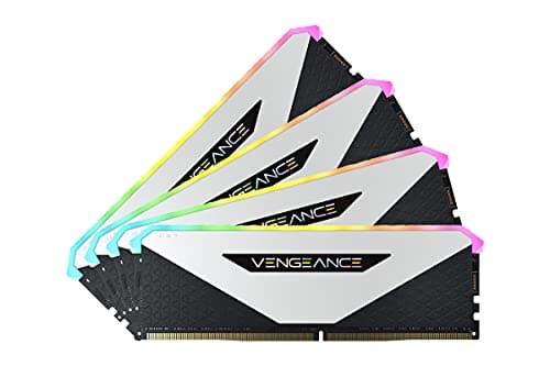 Corsair Vengeance RGB RT White / Black DDR4-3600 CL18 32GB (4x8GB) image