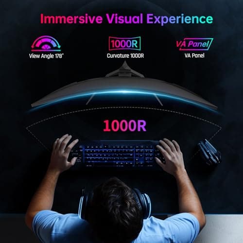 KTC H32S25E 32" 1440p 240Hz VA Curved Monitor image