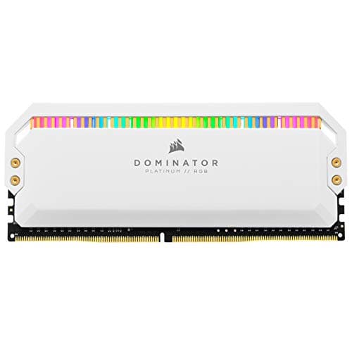 CORSAIR Dominator Platinum RGB 32GB (4 x 8GB) DDR4 DRAM 3200MHz C16 Memory Kit — White image