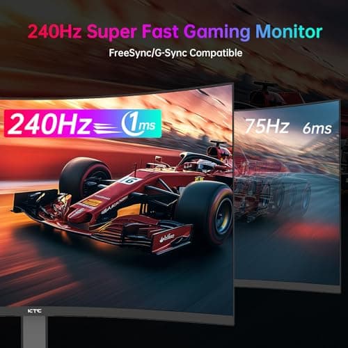 KTC H32S25E 32" 1440p 240Hz VA Curved Monitor image