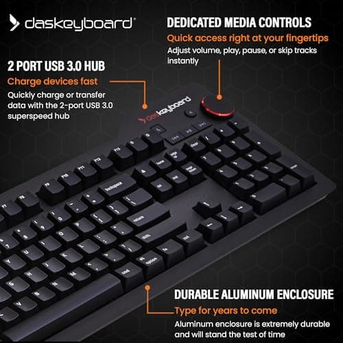 Das Keyboard 4 Professional for Mac Mechanical Keyboard (Cherry MX Blue) image