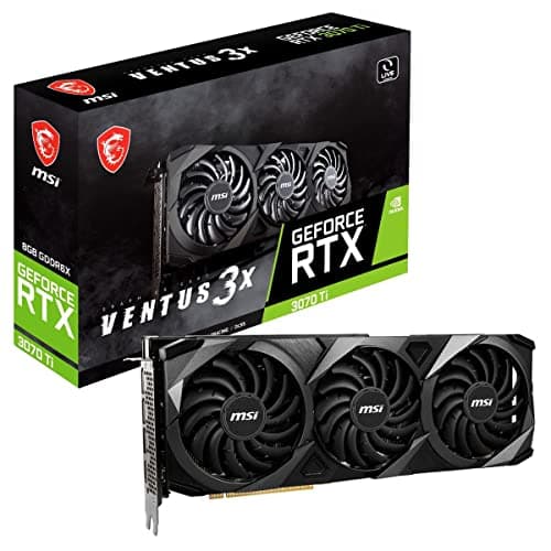 MSI VENTUS 3X OC GeForce RTX 3070 Ti 8GB GDDR6X Black / Silver main image