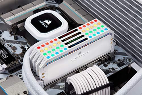 CORSAIR Dominator Platinum RGB 32GB (4 x 8GB) DDR4 DRAM 3200MHz C16 Memory Kit — White image