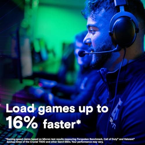 Crucial T500 1 TB SSD M.2-2280 PCIe 4.0 x4 NVMe image