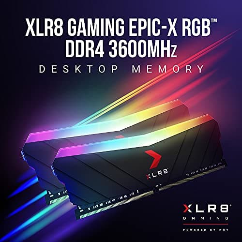 PNY XLR8 Gaming EPIC-X RGB Black DDR4-3600 CL18 32GB (2x16GB) image