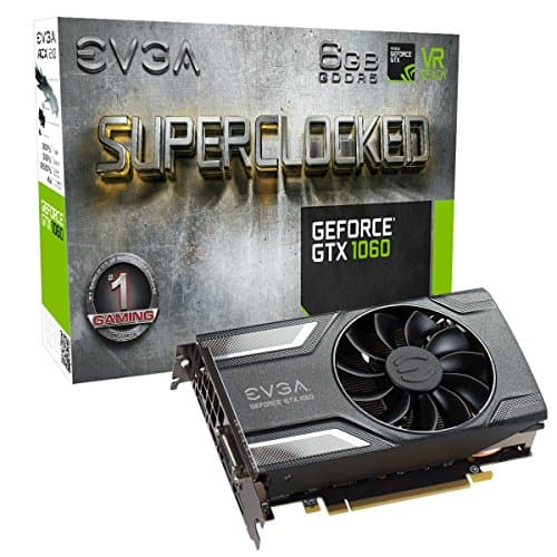 EVGA GeForce GTX 1060 SC GAMING 6GB GDDR5 Black / Gray image