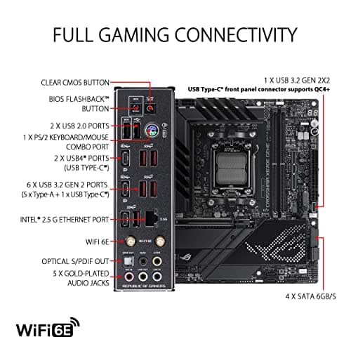 ASUS ROG CROSSHAIR X670E GENE Micro ATX Motherboard image