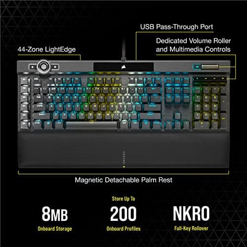 Corsair K100 RGB Wired Optical-Mechanical Gaming Keyboard image