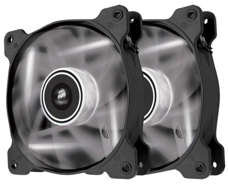 Corsair SP120 120mm Black/White White LED 2-Pack image