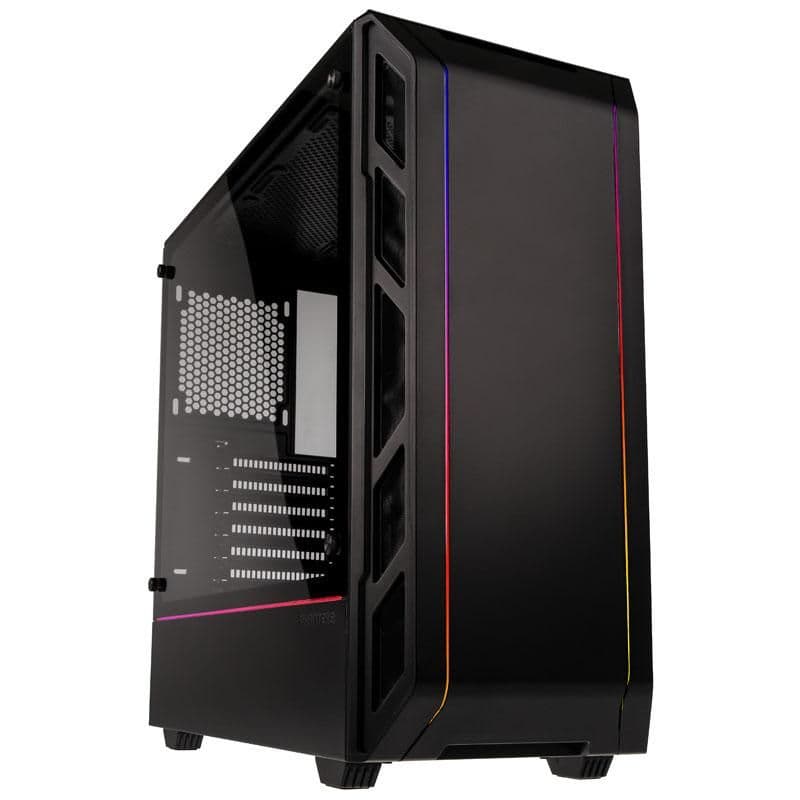 Phanteks Eclipse P350X ATX Mid Tower Black Tinted Tempered Glass Side ...
